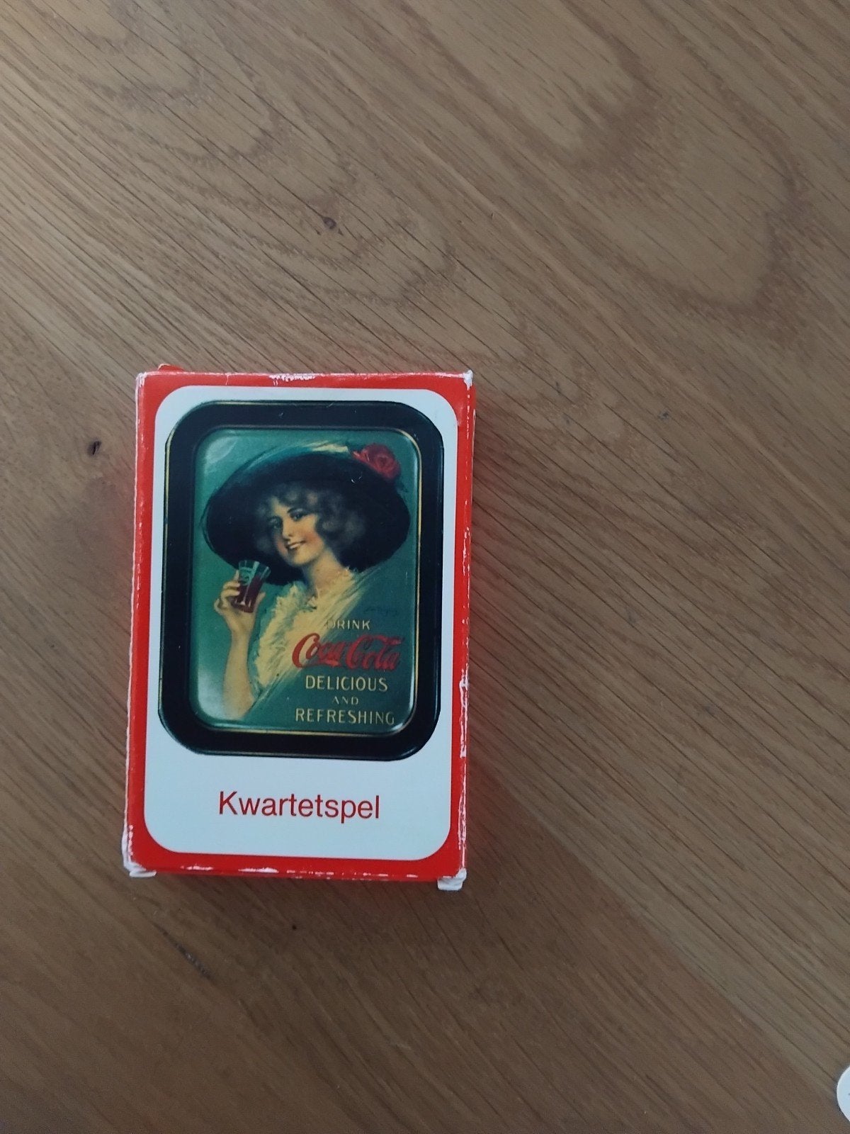 vintage Coca-Cola kwartet, Ophalen of Verzenden, Zo goed als nieuw, Kwartet(ten)