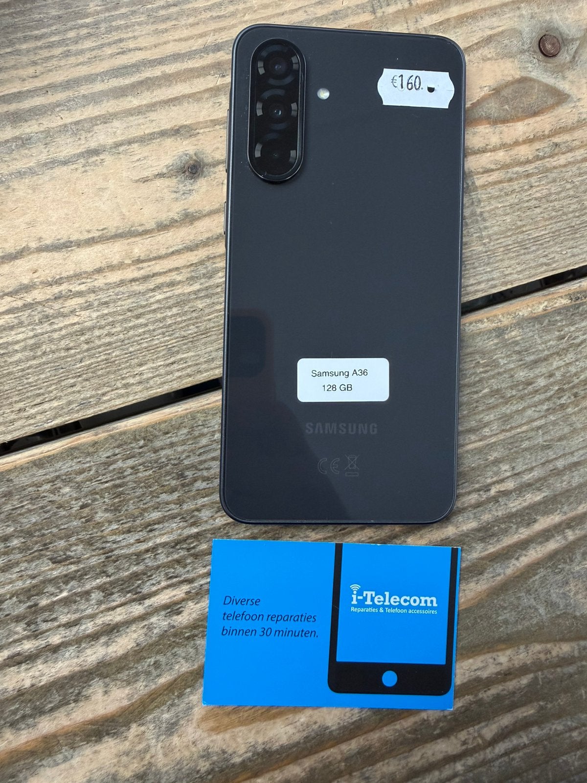 Samsung galaxy A36 black 128 GB met garantie, Telecommunicatie, Mobiele telefoons | Toebehoren en Onderdelen, Ophalen of Verzenden