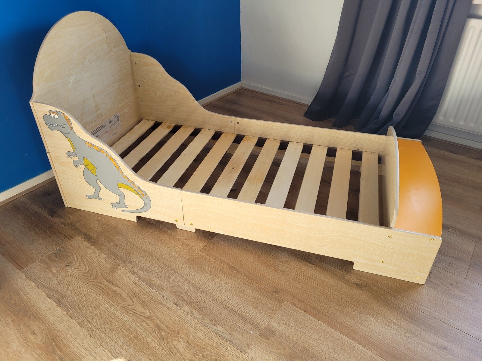 Dino peuterbed - KidKraft Dinosaurus, Ophalen, Gebruikt, 190 cm of minder, Hout