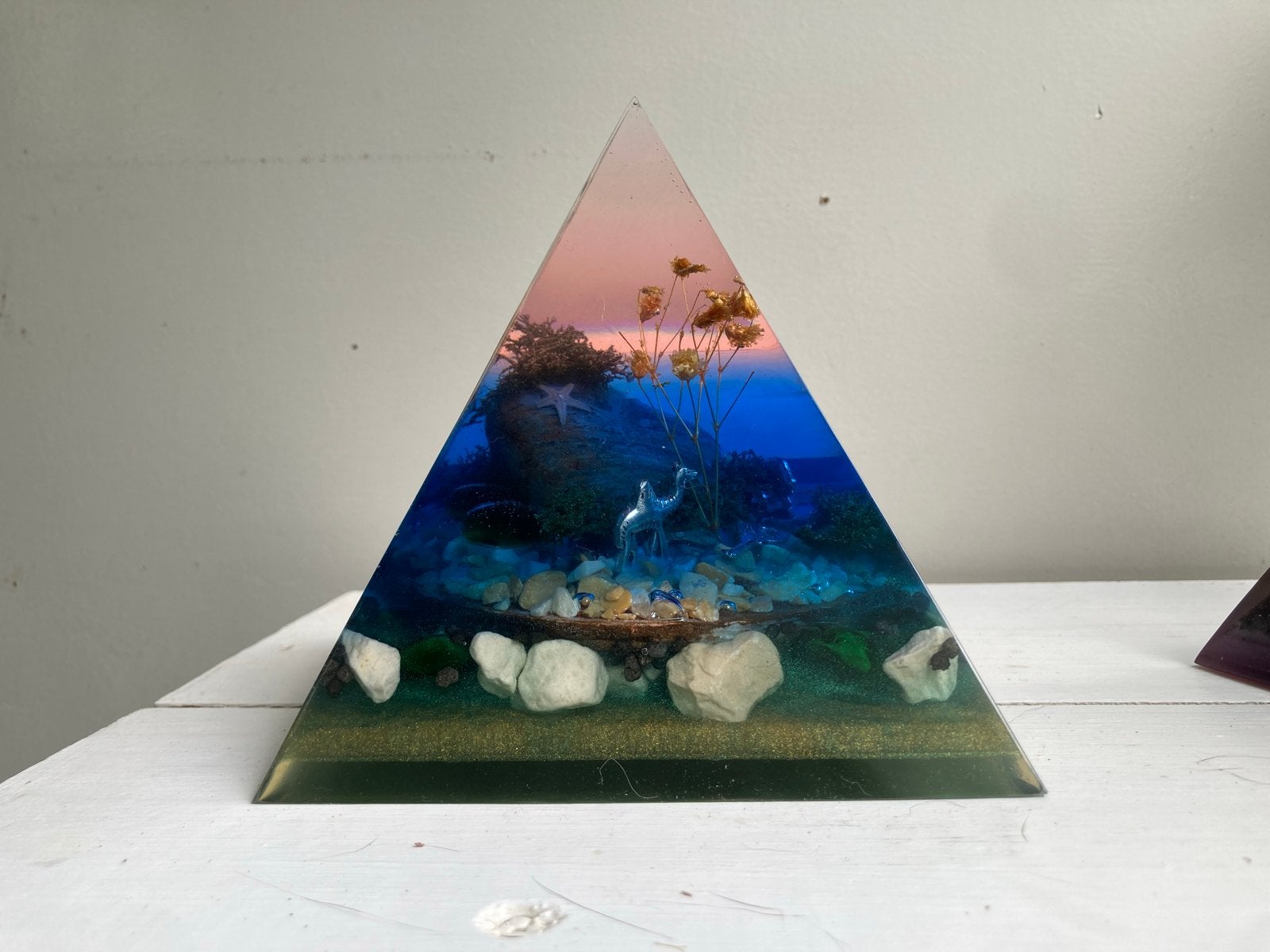Magische Piramide - 100% handgemaakt (epoxy), Ophalen