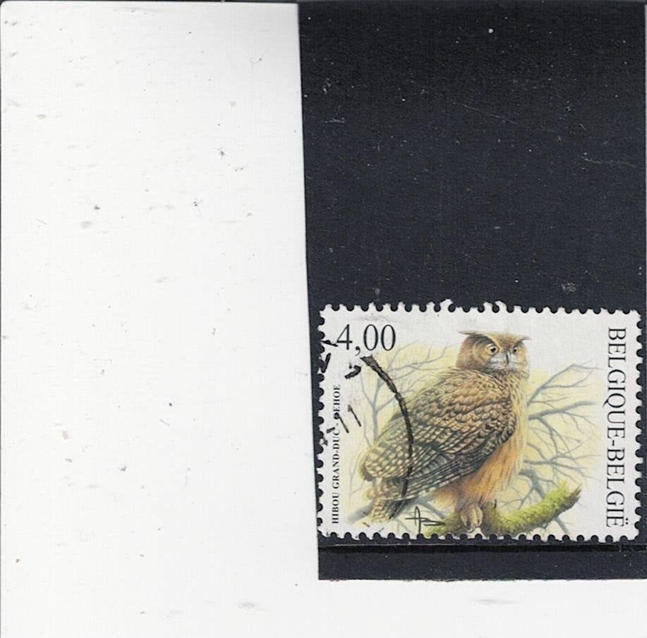 vogel Belgie, Ophalen of Verzenden, Gestempeld, Dier of Natuur