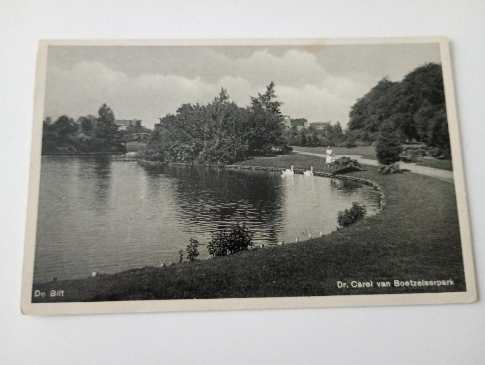 De Bilt Dr. Carel van Boetzelaerpark 1936, Ophalen of Verzenden, 1920 tot 1940, Gelopen, Utrecht