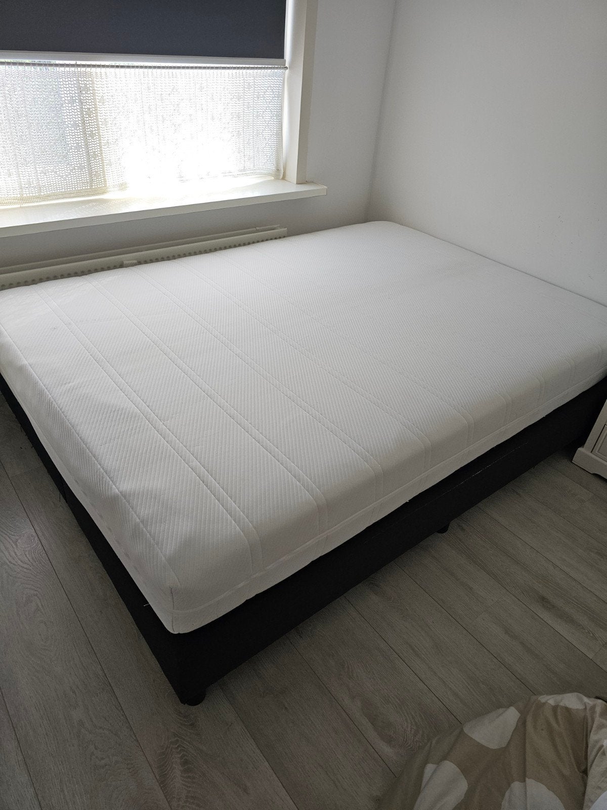 Wehkamp boxspring met matras, Ophalen, Gebruikt, Zwart, Tweepersoons