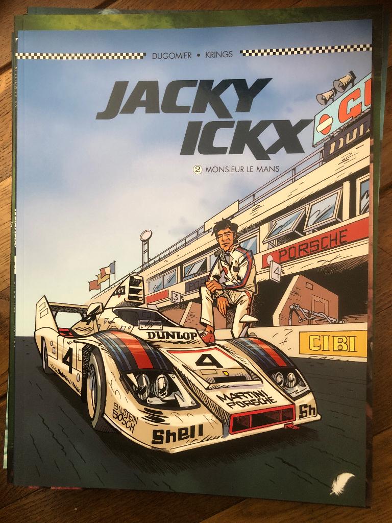 Monsieur le mans jacky ickx g11, Eén stripboek, Ophalen of Verzenden, Zo goed als nieuw