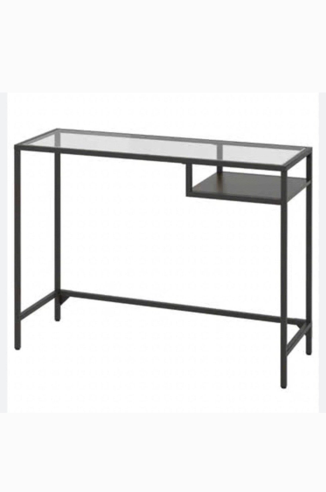 Bureau laptoptafel vittsjö, Ophalen, Gebruikt, Glas, 25 tot 50 cm