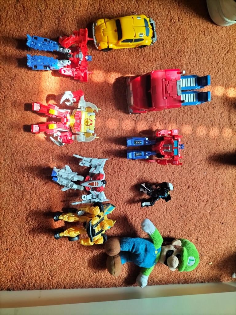 Transformers en loigi knuffel, Ophalen