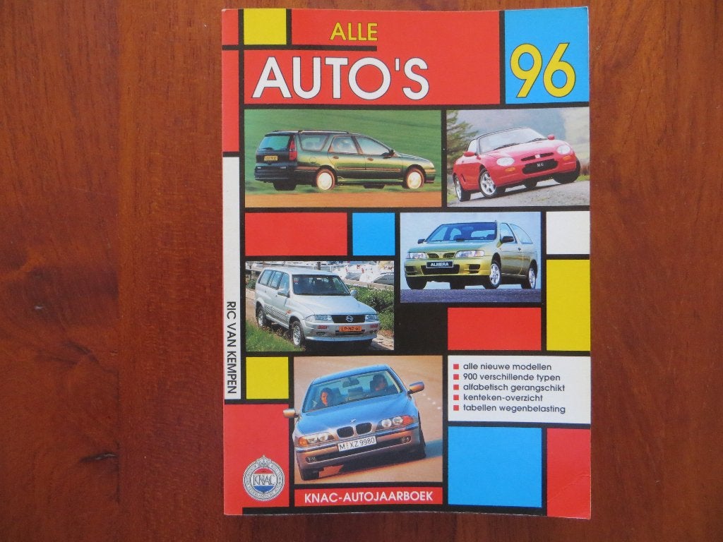 KNAC-Autojaarboek: Alle Auto’s 1996, Ophalen of Verzenden, Nieuw, Algemeen
