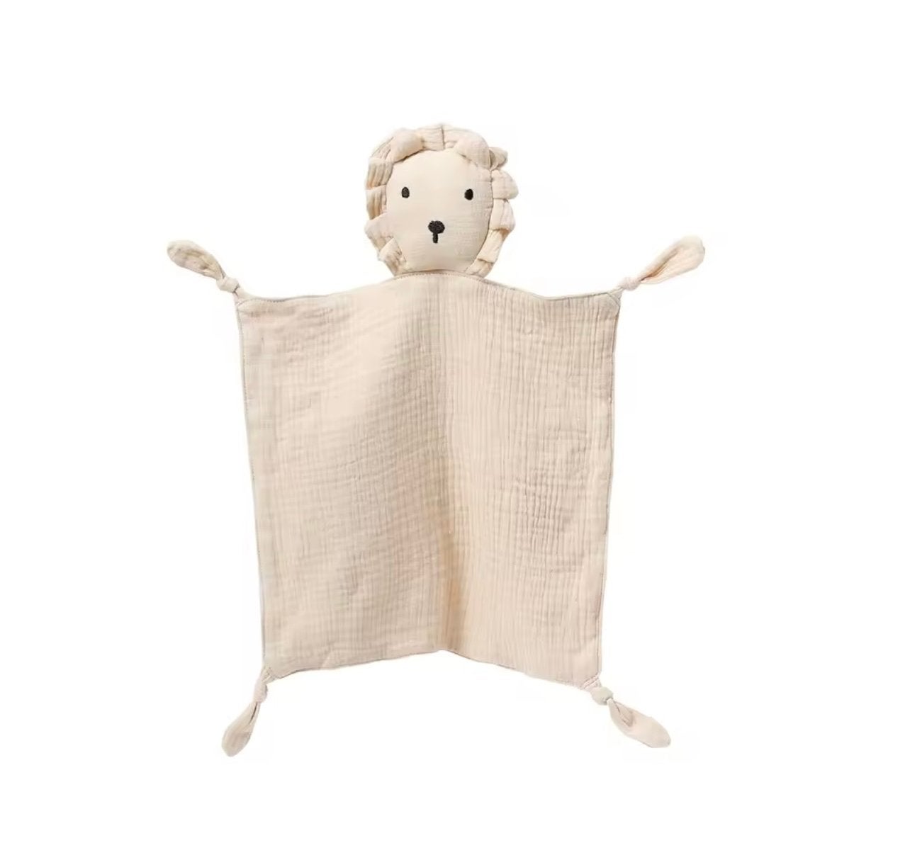 Knuffeldoekje Leeuw - Crème - Hydrofiel - Baby - Speendoekje, Ophalen of Verzenden, Zo goed als nieuw, Jongetje of Meisje