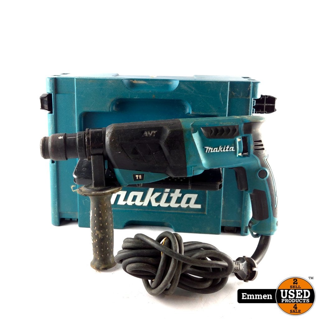 Makita HR2631FT Boorhamer, Netstroom, Incl. Koffer | Netjes, Makita, Gebruikt, Support@makita.com, Makita Corporation, 3-11-8, Sumiyoshi-cho, 
Anjo, Aichi 446-8502
Japan