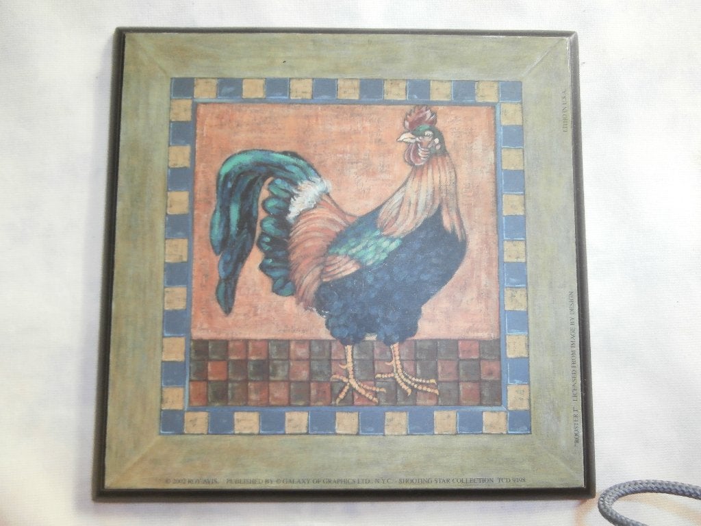 Lijstje met Kip, Antiek en Kunst, Curiosa en Brocante, Ophalen of Verzenden