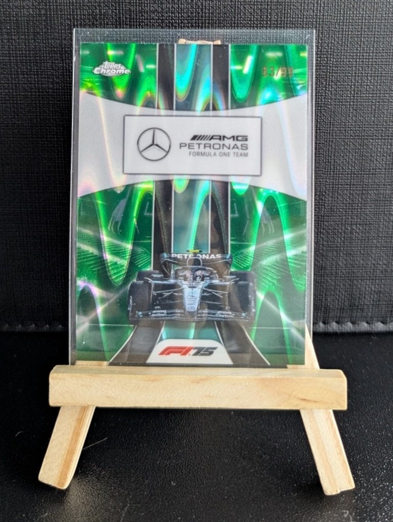 2025 topps chrome f1 Mecedes   /99, Ophalen of Verzenden, Zo goed als nieuw, Plaatje