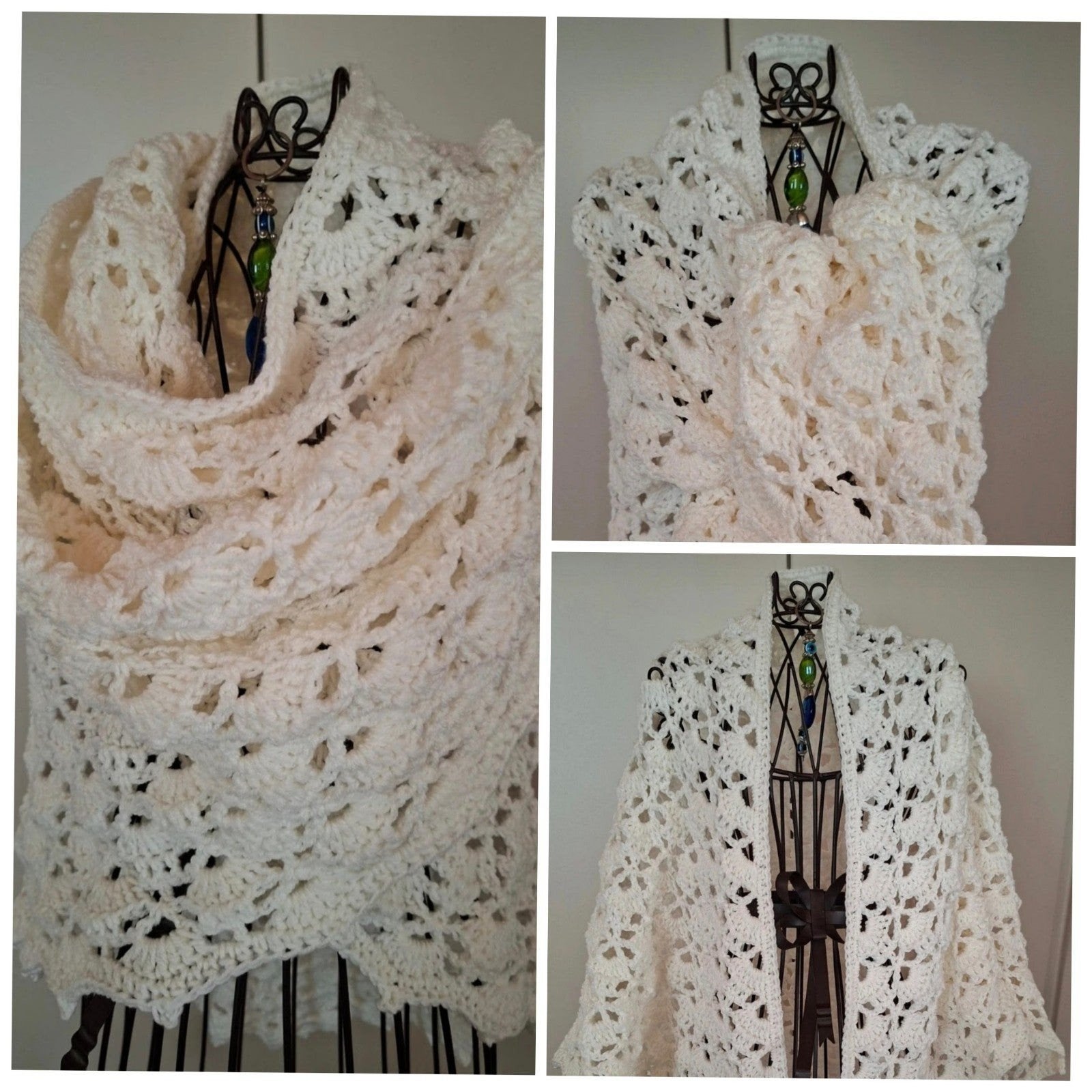 nieuwe gehaakte omslagdoek, Kleding | Dames, Ophalen of Verzenden, Nieuw