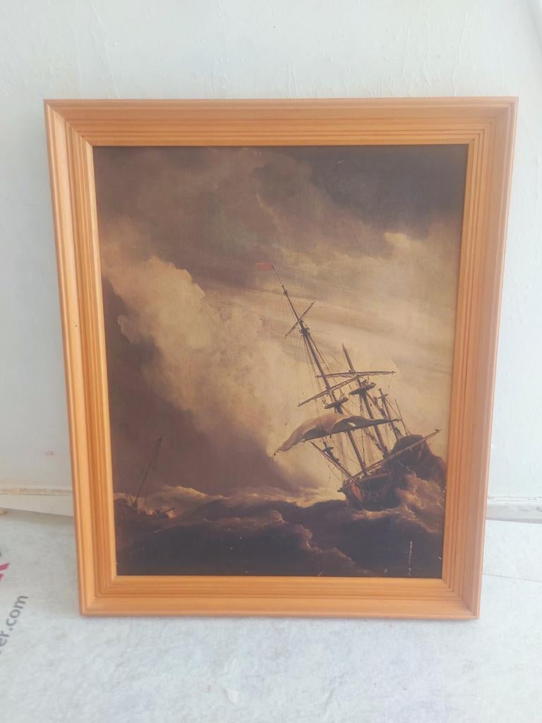 Schilderij van Willem van der Velde, Antiek en Kunst, Ophalen