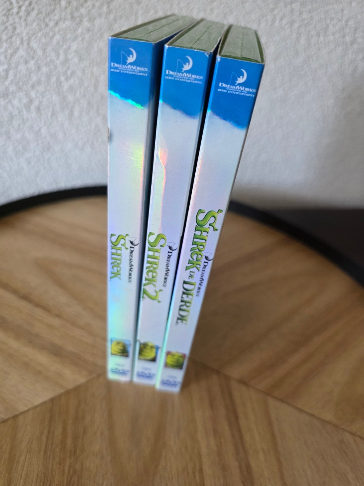 Shrek 1, 2 en De Derde Dvd-Blu-ray  - Zo goed als nieuw, Animatie, Amerikaans, Nederlands, Ophalen of Verzenden