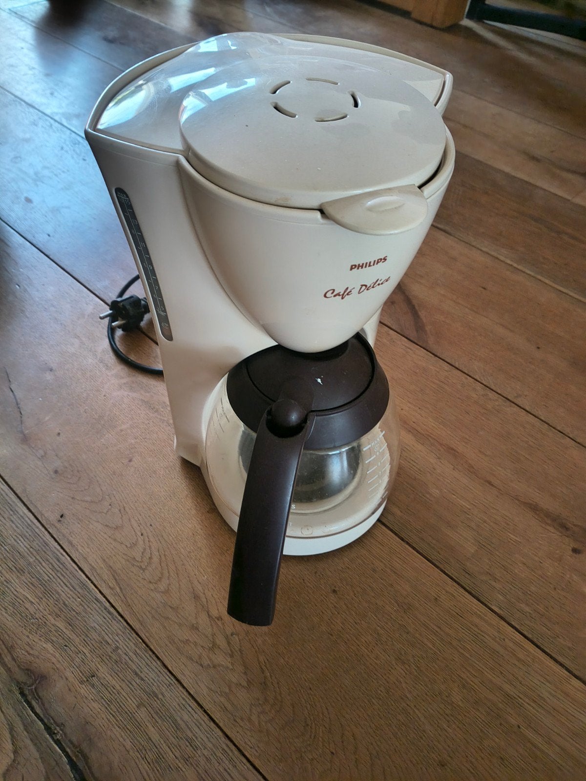 Philips Café Delice Koffiezetapparaat - Gebruikt, Gebruikt, 10 kopjes of meer, Koffiemachine, Gemalen koffie