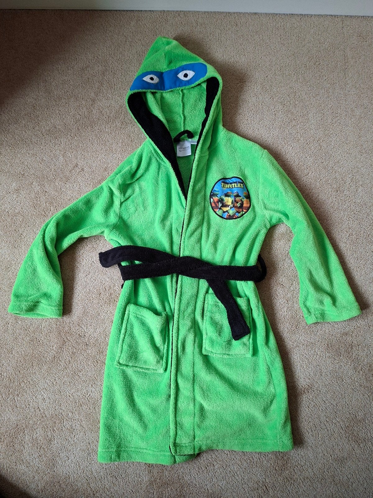 groene Ninja Turtles Badjas Maat 122/128, Ophalen of Verzenden, Gebruikt, Jongen, Overige typen