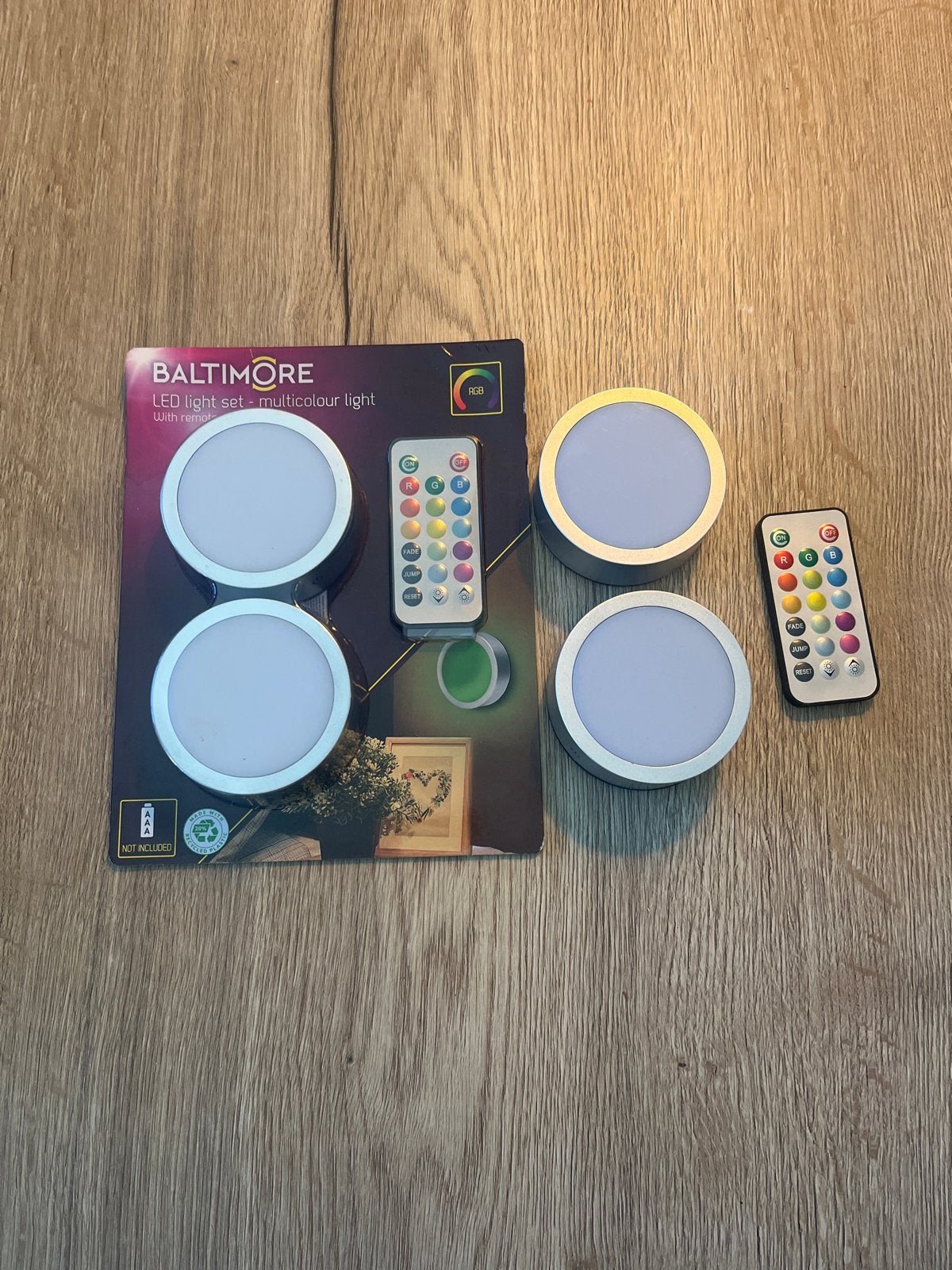 Baltimore LED lichtset - Meerkleurig met afstandsbediening, Led-lamp, Meerkleurig, Kleur aanpasbaar, Ophalen of Verzenden