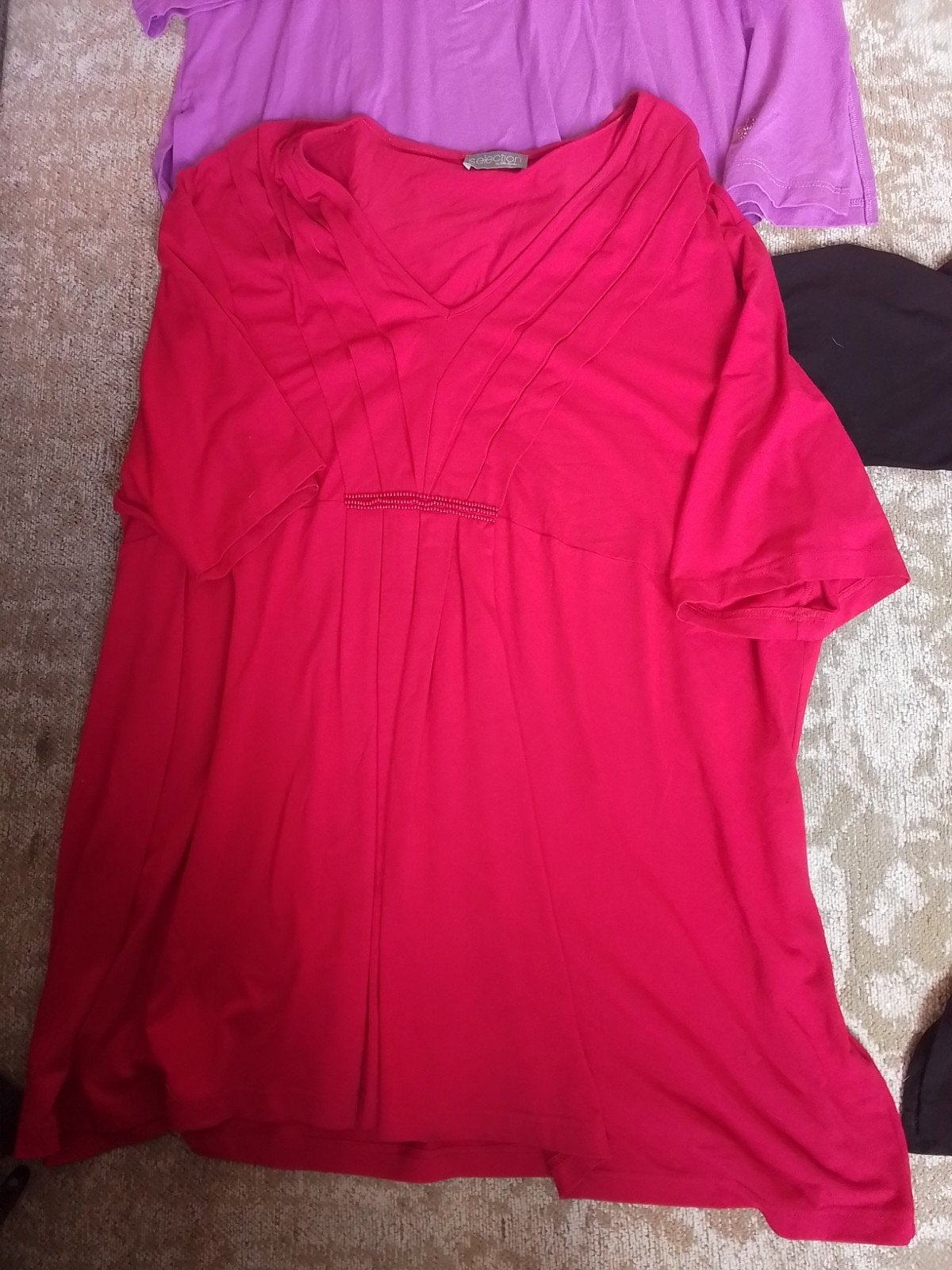 4 shirts selection by ulla popken mt 54/56, Kleding | Dames, Ophalen of Verzenden, Zo goed als nieuw, Roze, Shirt of Top