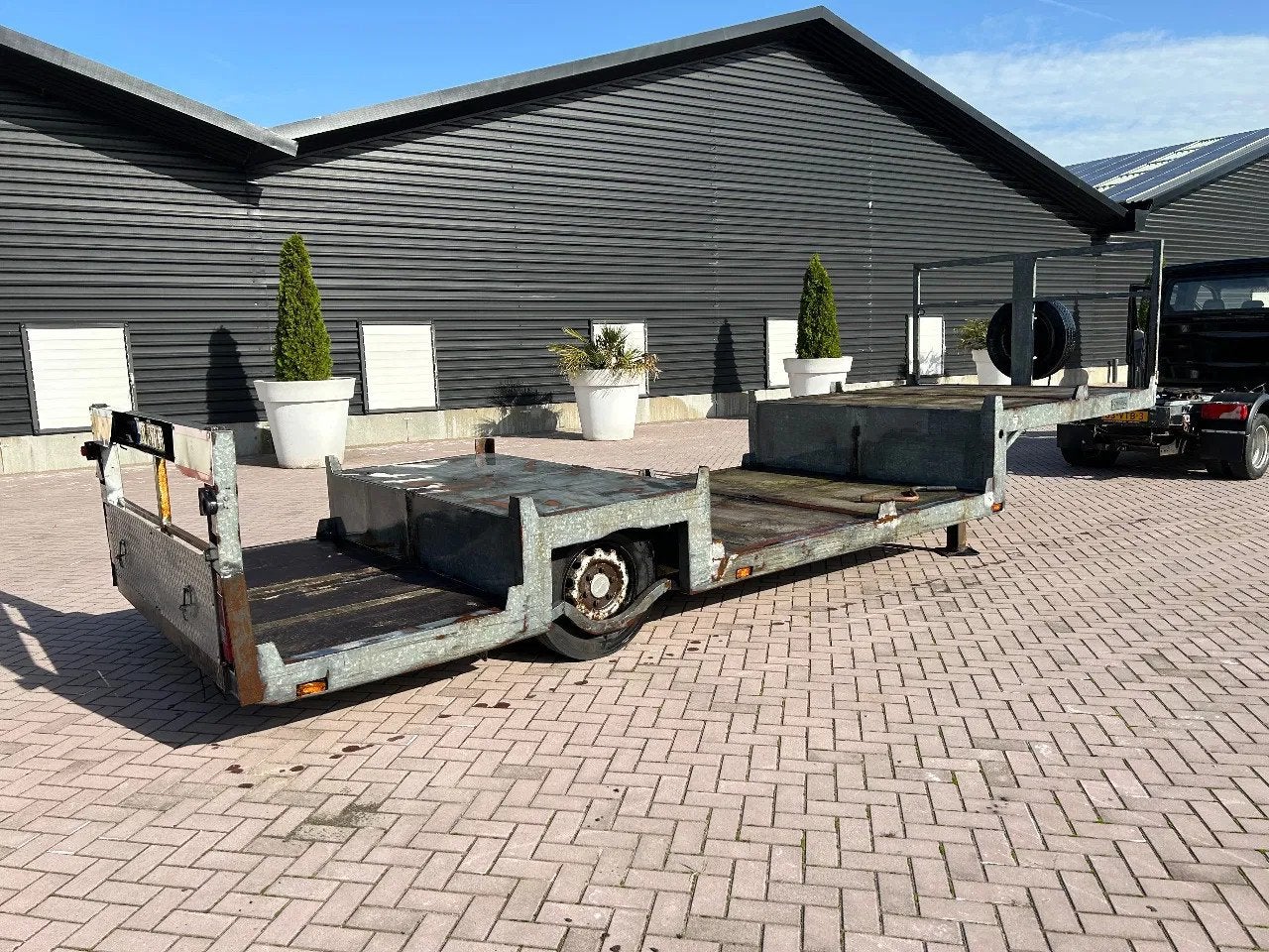VELDHUIZEN Be oplegger ( om Dixi toilet te laden ) 5.6 ton, Overige brandstoffen, Origineel Nederlands, Bedrijf, Aanhangers en Opleggers