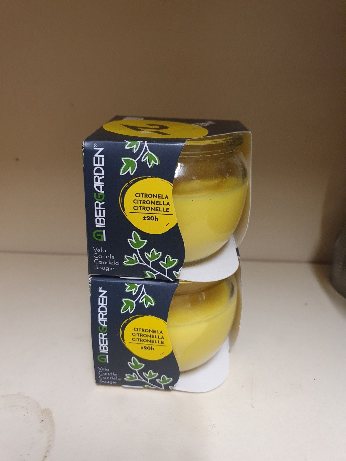 2 nieuwe IberGarden citronella geurkaarsen, Ophalen of Verzenden, Nieuw