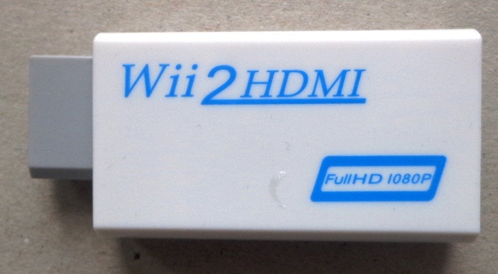 Wii 2 HDMI adapter voor de Nintendo Wii, Ophalen of Verzenden, Zo goed als nieuw, Zonder controller