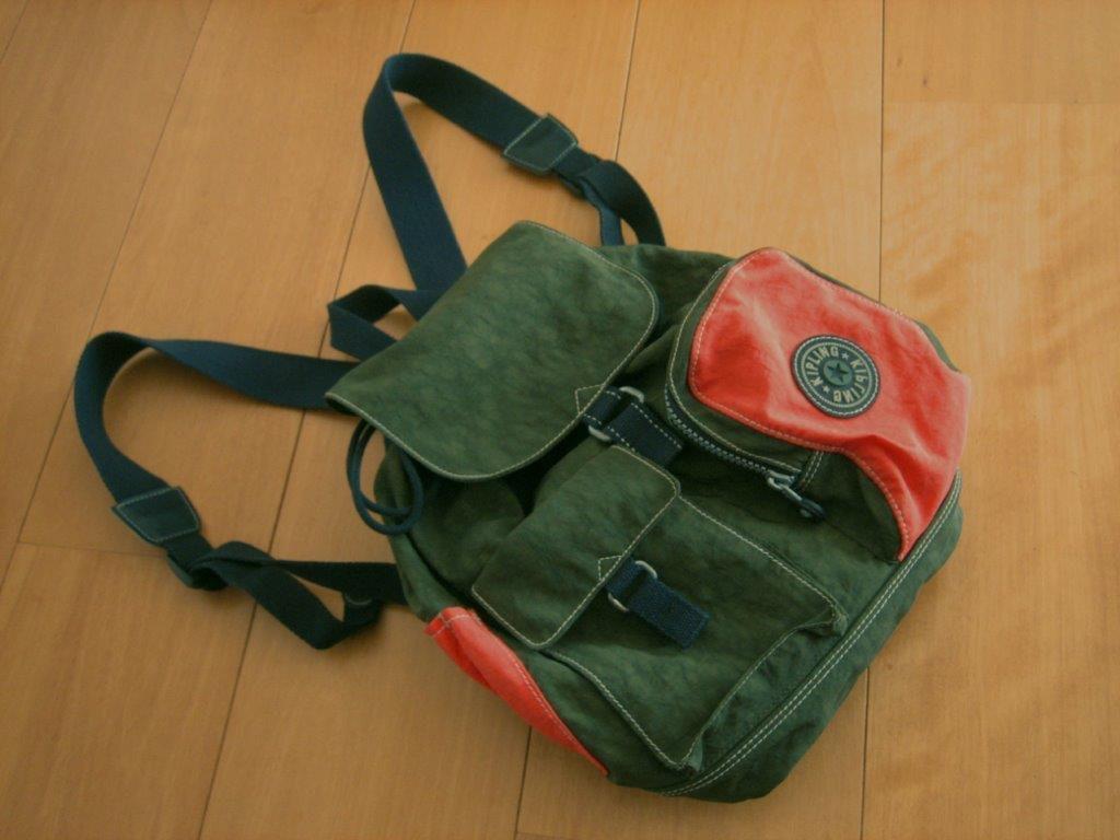 Zeer mooie handige ruime groene rugtas KIPLING snazzeys, Verzenden, Nieuw, Groen, Schoudertasje