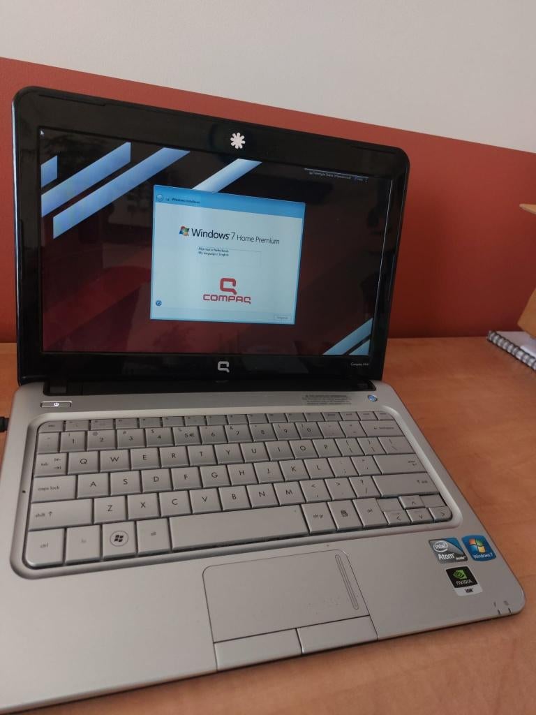Compaq Mini laptop – werkend, incl. nieuwe accu & oplader, Computers en Software, Windows Laptops, Gebruikt, 10 inch of minder