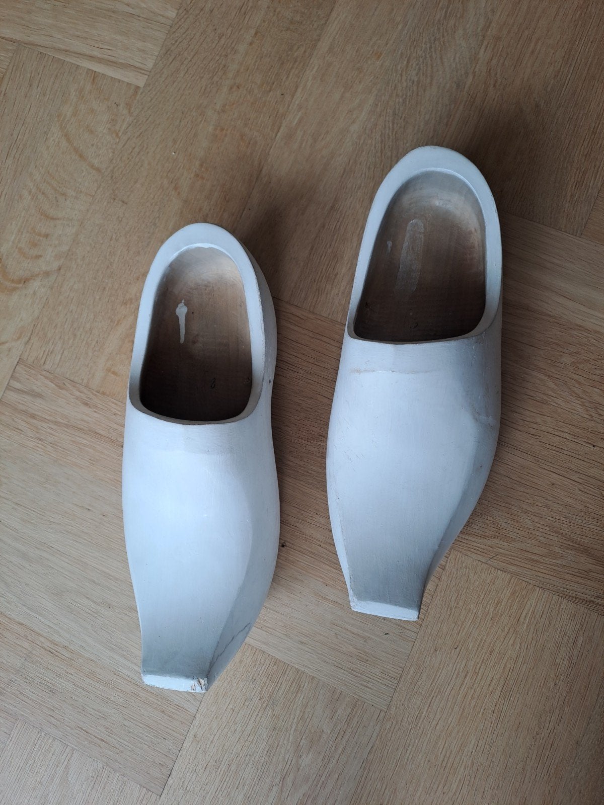 Witte klompen maat 44-45, Ophalen of Verzenden