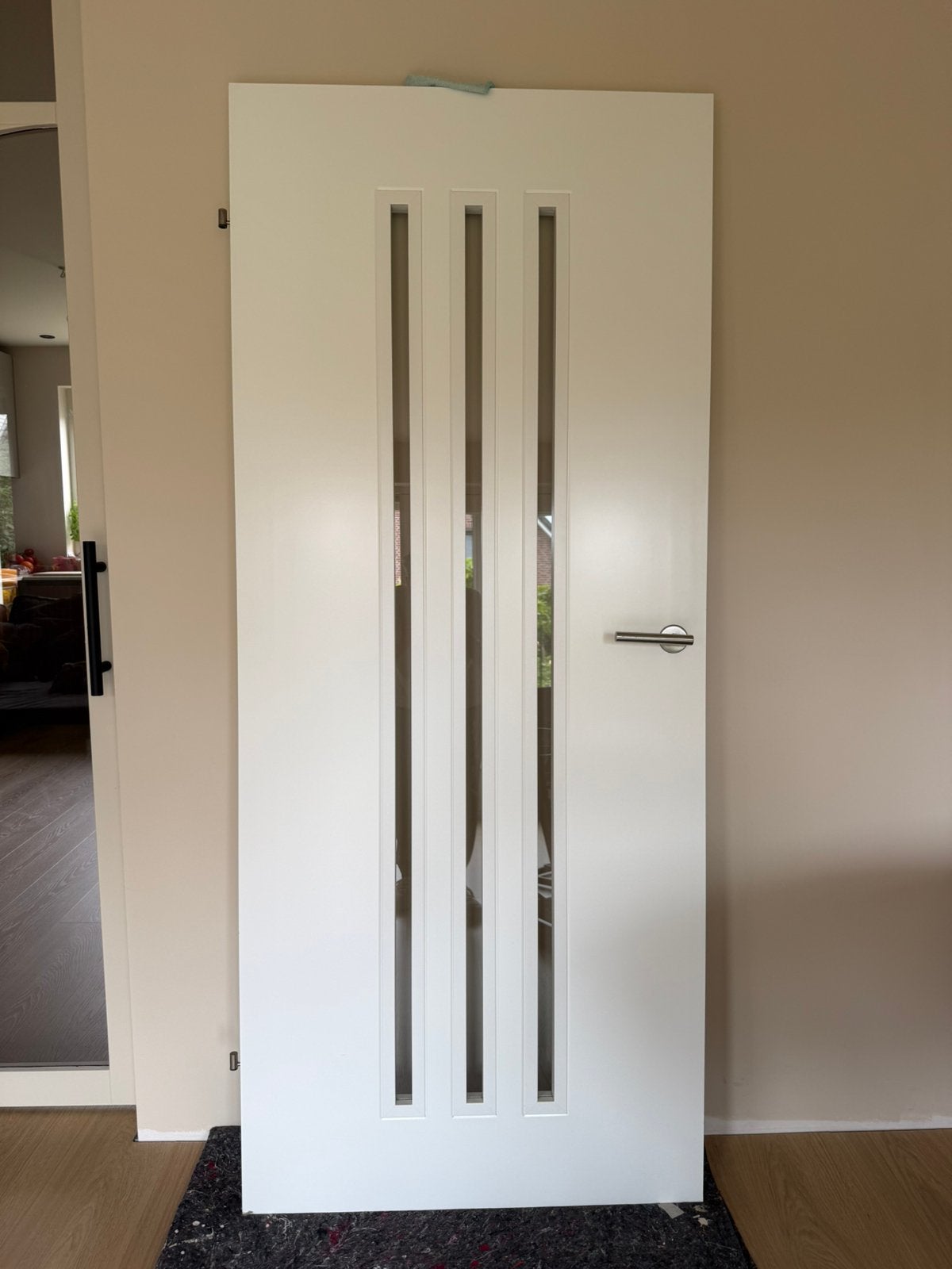 Stijlvolle Svedex Opdekdeur H2015xB830 mm, Doe-het-zelf en Verbouw, Deuren en Horren, Gebruikt, Binnendeur, 200 tot 215 cm, 80 tot 100 cm