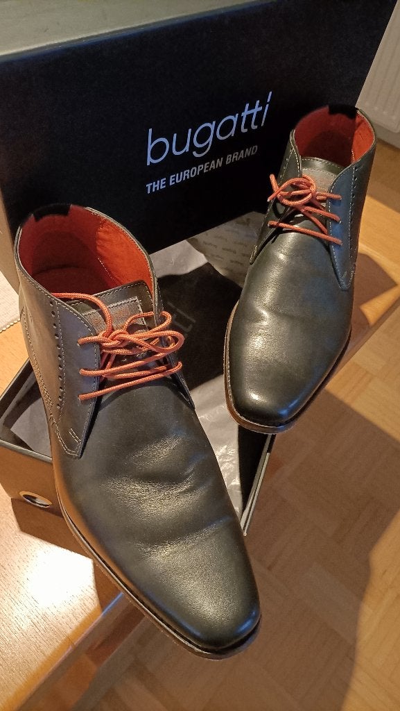 Schoenen, Ophalen, Bugatti, Zwart, Zo goed als nieuw