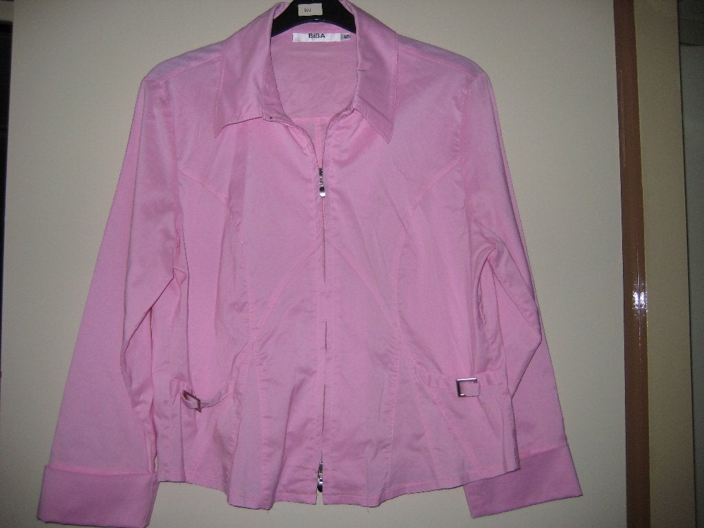 Roze blouse, 40, BIBA, Ophalen of Verzenden, Zo goed als nieuw, Maat 38/40 (M), Roze