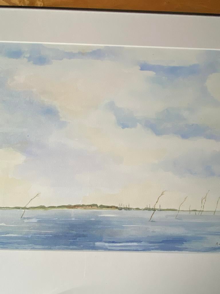Schilderij Aquarel, Ophalen of Verzenden
