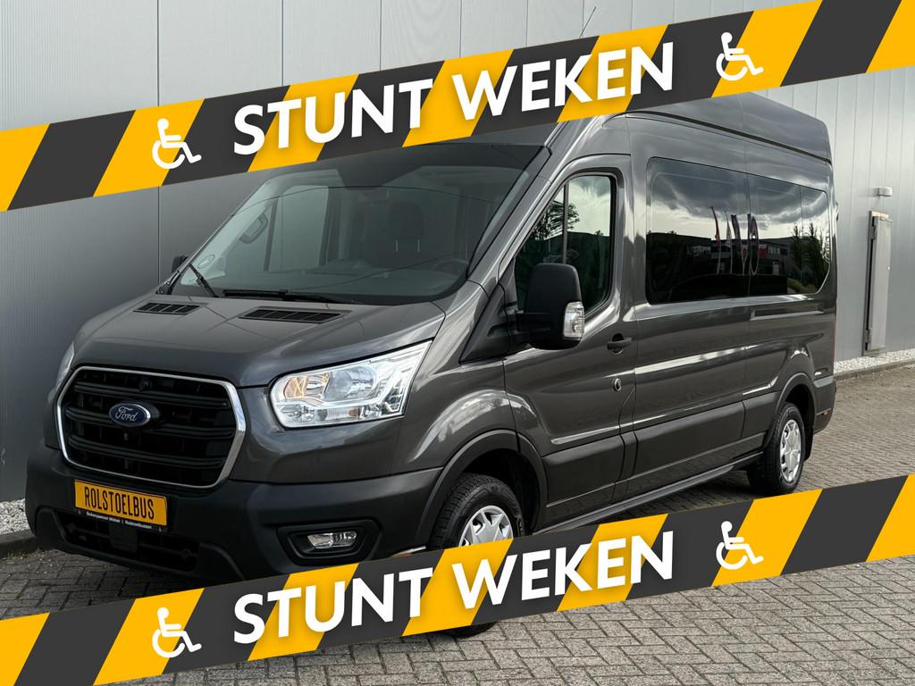 Ford Transit Rolstoelbus 2021 (Airco) Tillift + Bed + Rolsto, Auto's, Bestelauto's, Bedrijf, Te koop, Aangepast voor mindervaliden