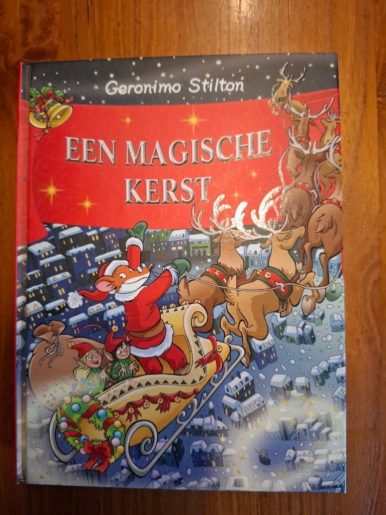 Geronimo Stilton een magische kerst, Geronimo Stilton, Ophalen of Verzenden, Zo goed als nieuw, Sprookjes