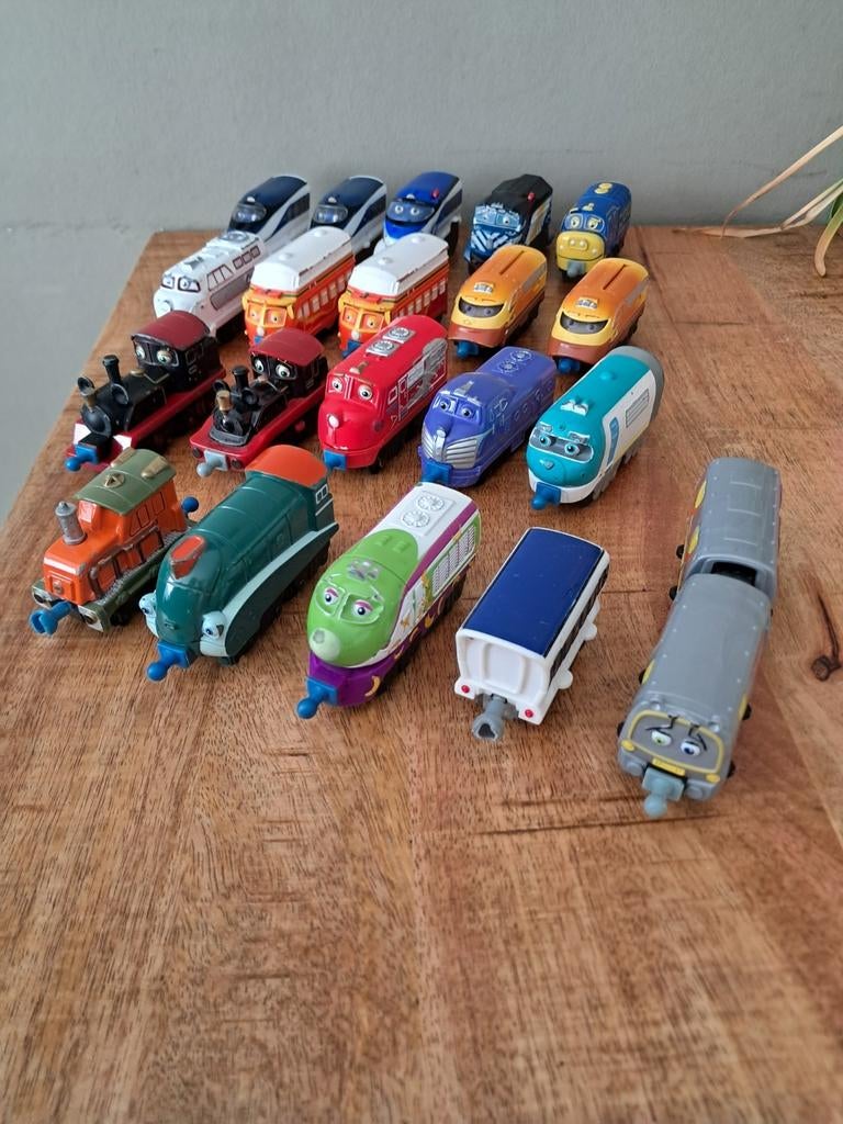 Grote collectie Chuggington treinen - 20 stuks, Ophalen of Verzenden, Gebruikt