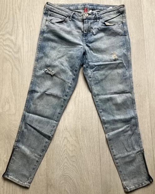 blauwe spijkerbroek Jeans maat 42 van H&M, H&M, Blauw, Ophalen of Verzenden, W33 - W36 (confectie 42/44)