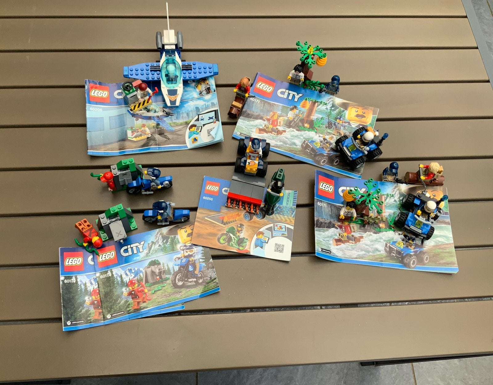 Lego city 60170,60171,60255,60206, Ophalen of Verzenden, Zo goed als nieuw