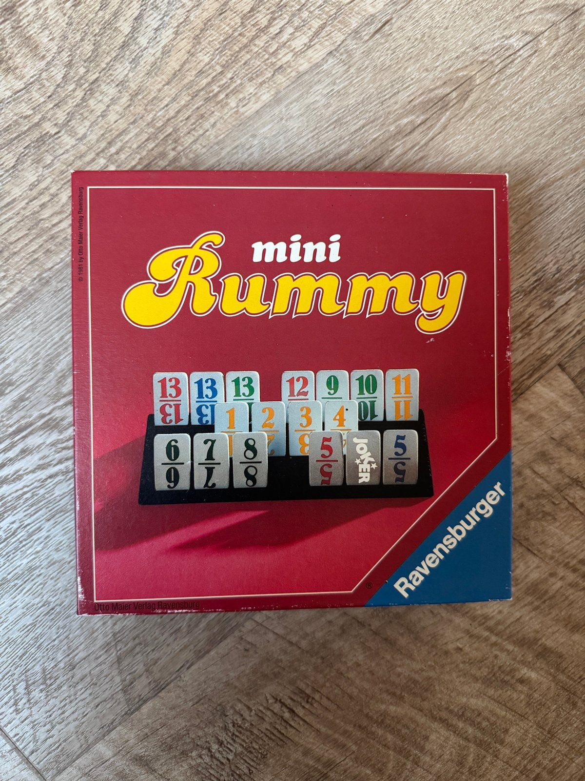 Racensburger Mini Rummy Rummikub, Ophalen of Verzenden, Zo goed als nieuw