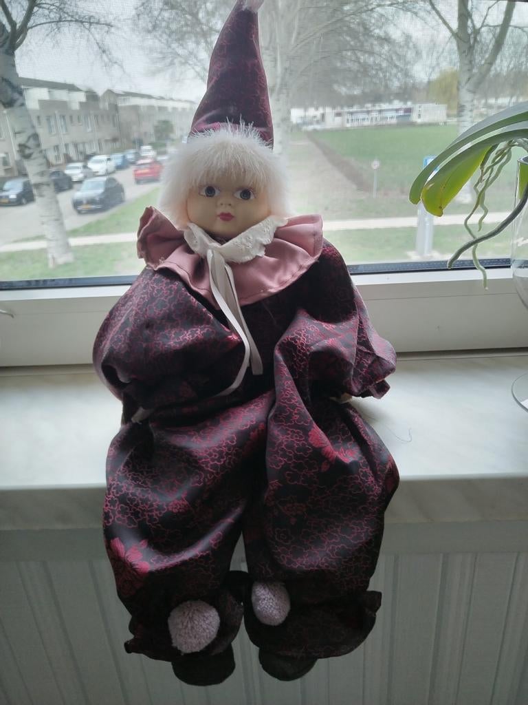 Decoratieve pop met puntmuts, Ophalen of Verzenden