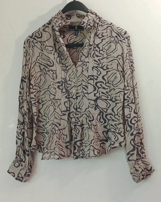 Mart Visser blouse, Maat 38/40 (M), Beige, Zo goed als nieuw, Mart Visser