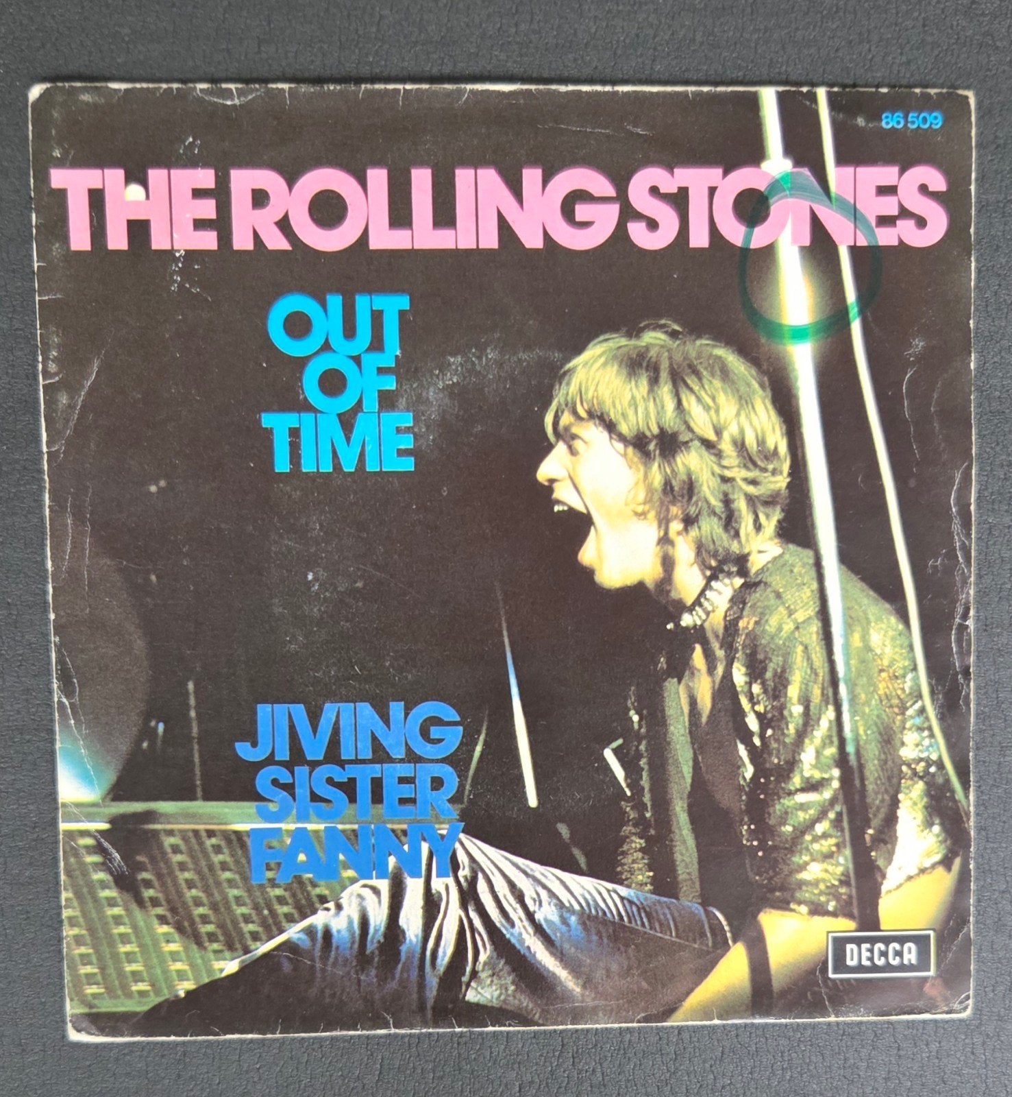 the Rolling Stones single- Out of Time  1975 - 86509, Gebruikt, 7 inch, Ophalen of Verzenden, Pop