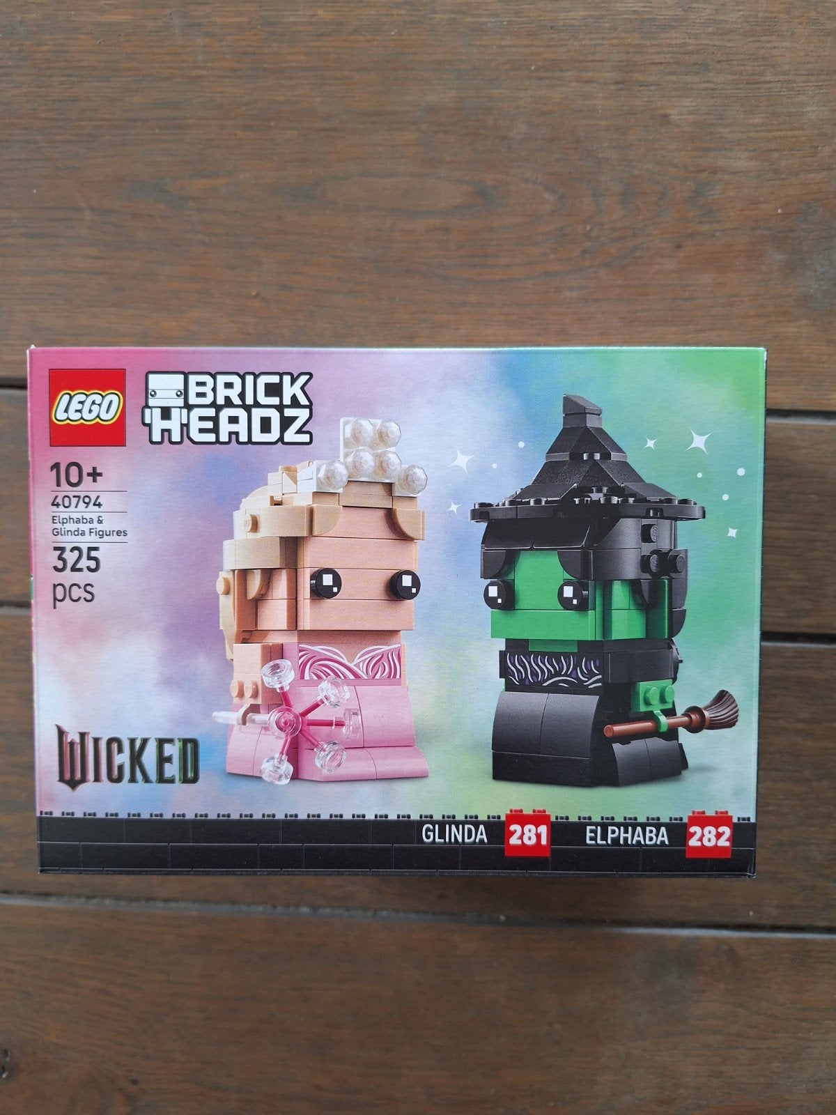 Nieuw 40794 elphaba en glinda figuren wicked lego brick head, Kinderen en Baby's, Speelgoed | Duplo en Lego, BrickHeadz, Lego