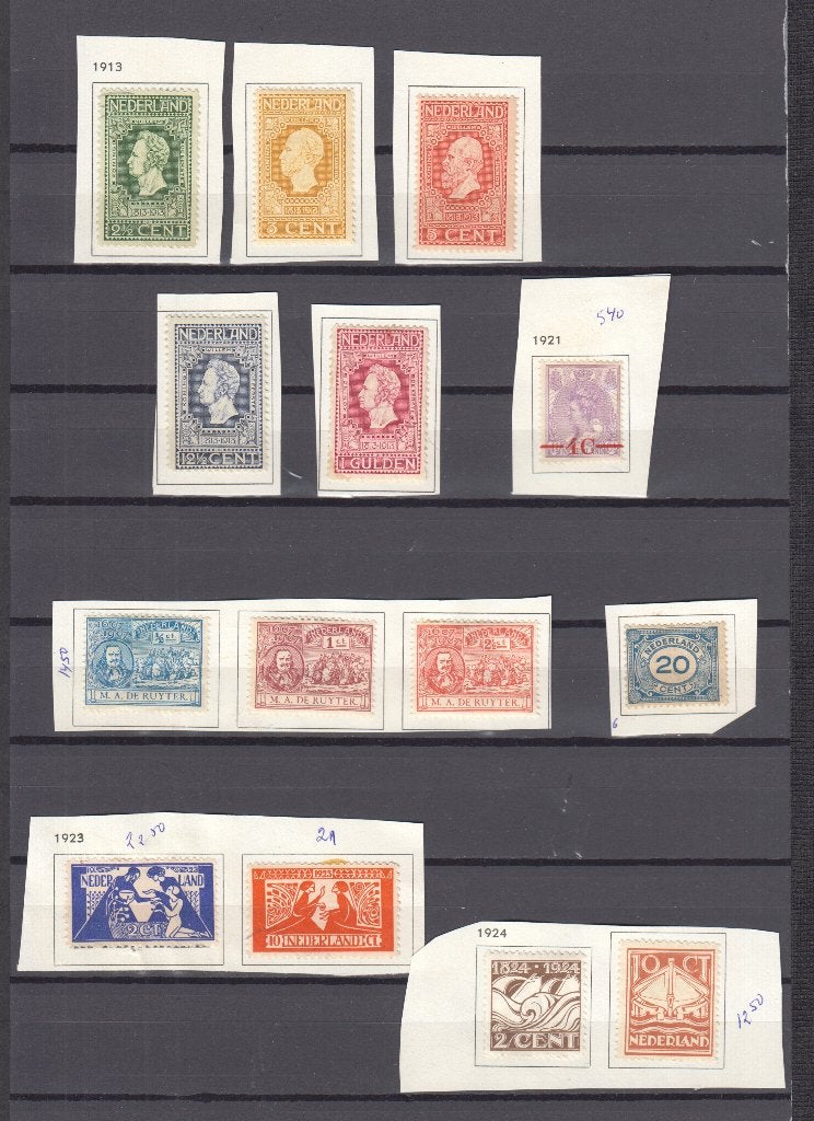 Nederland 1919-1926 gestempeld en ongestempeld), Verzenden, Nederland