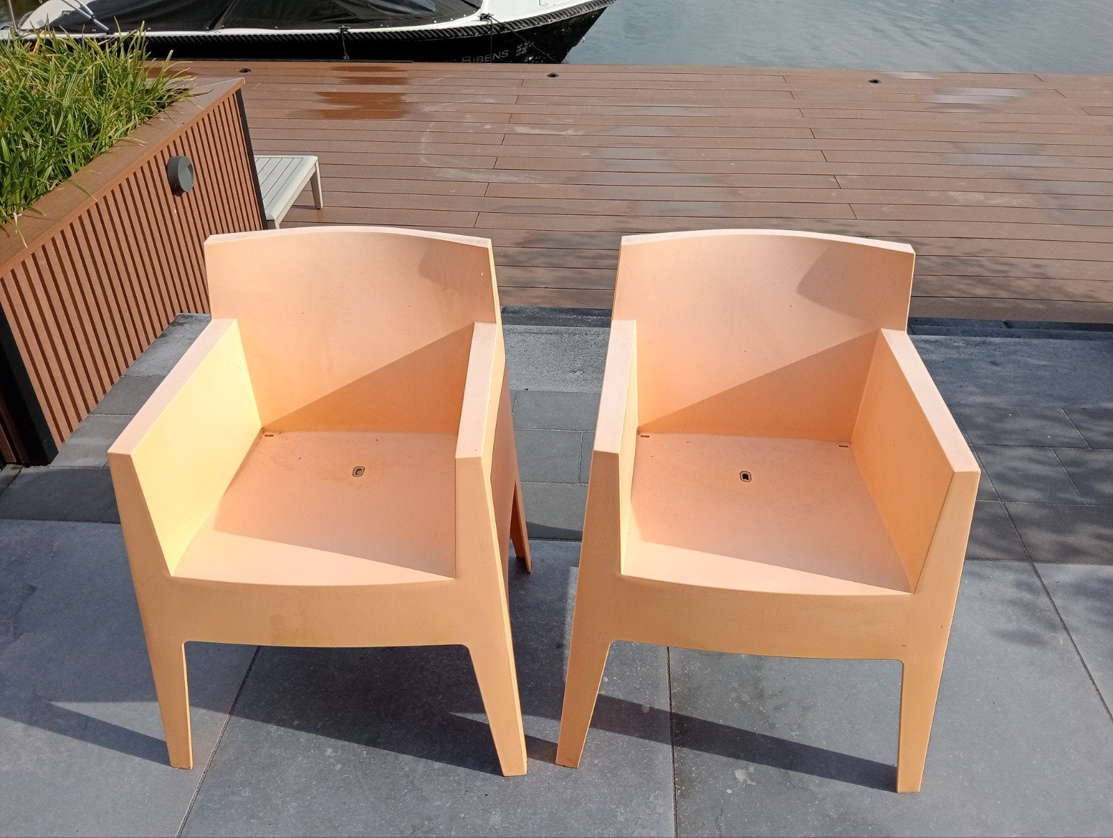 2x Philippe Starck Driade Toy oranje, Ophalen of Verzenden, Zo goed als nieuw, Kunststof