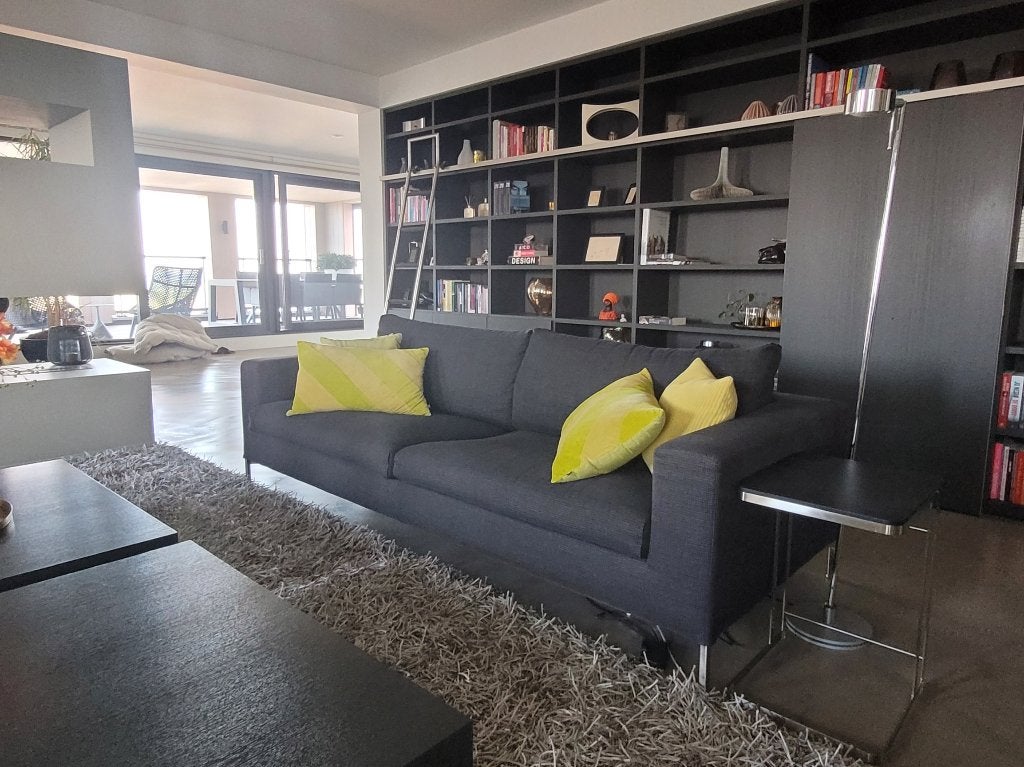 Design bank Living Divani, Ophalen, 250 tot 300 cm, Gebruikt, Design