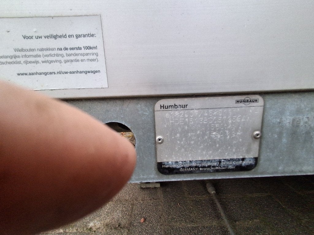 Aahanger verkoopwagen marktkoopwagen humbauer, Ophalen, Gebruikt