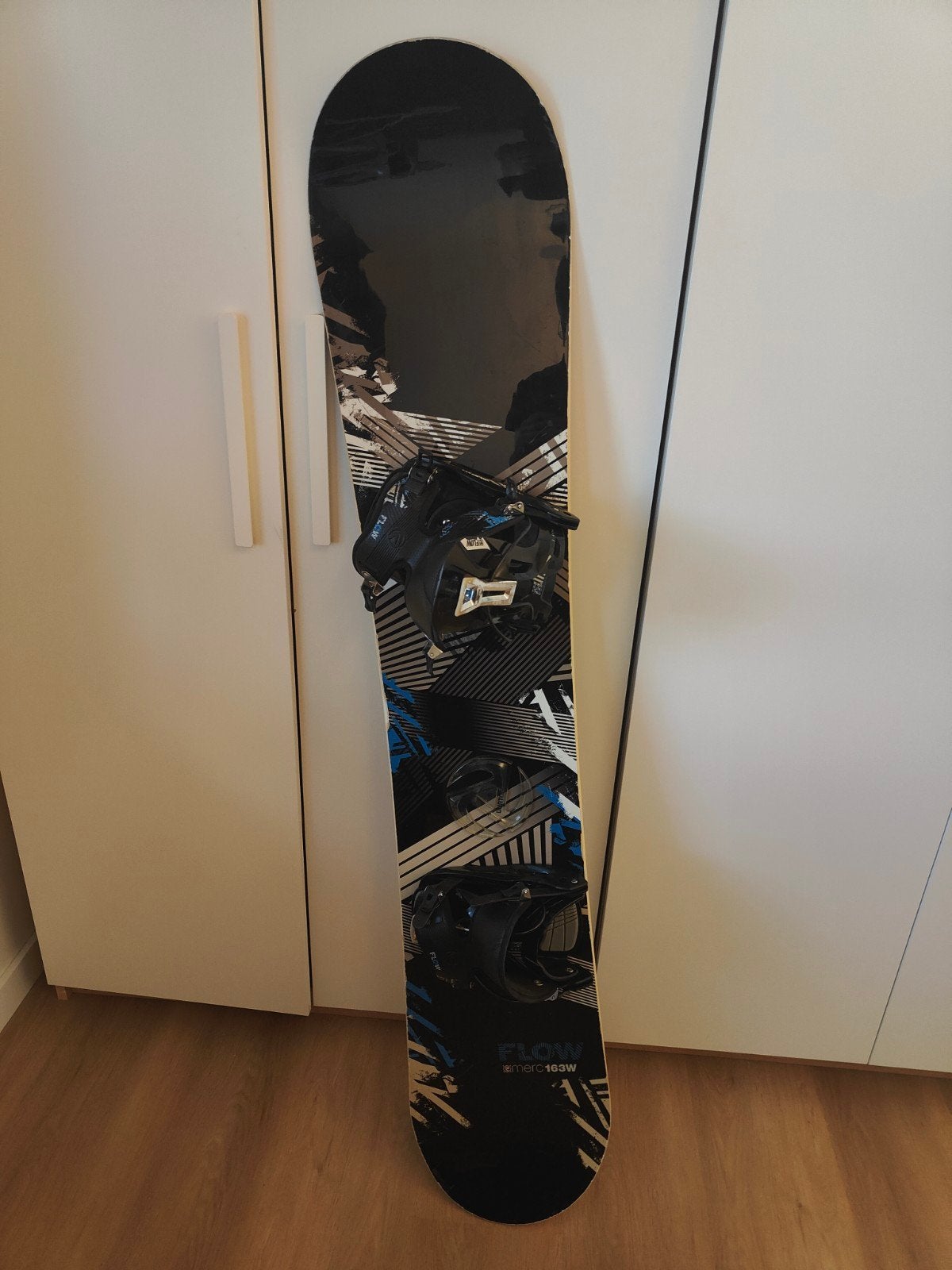 Snowboard Flow Merc 163 Wide met Flow bindingen, Ophalen, Gebruikt, Board