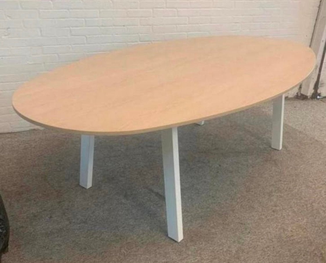 Tafel zeer grote berken Gispen eettafel of vergadertafel, Verzenden