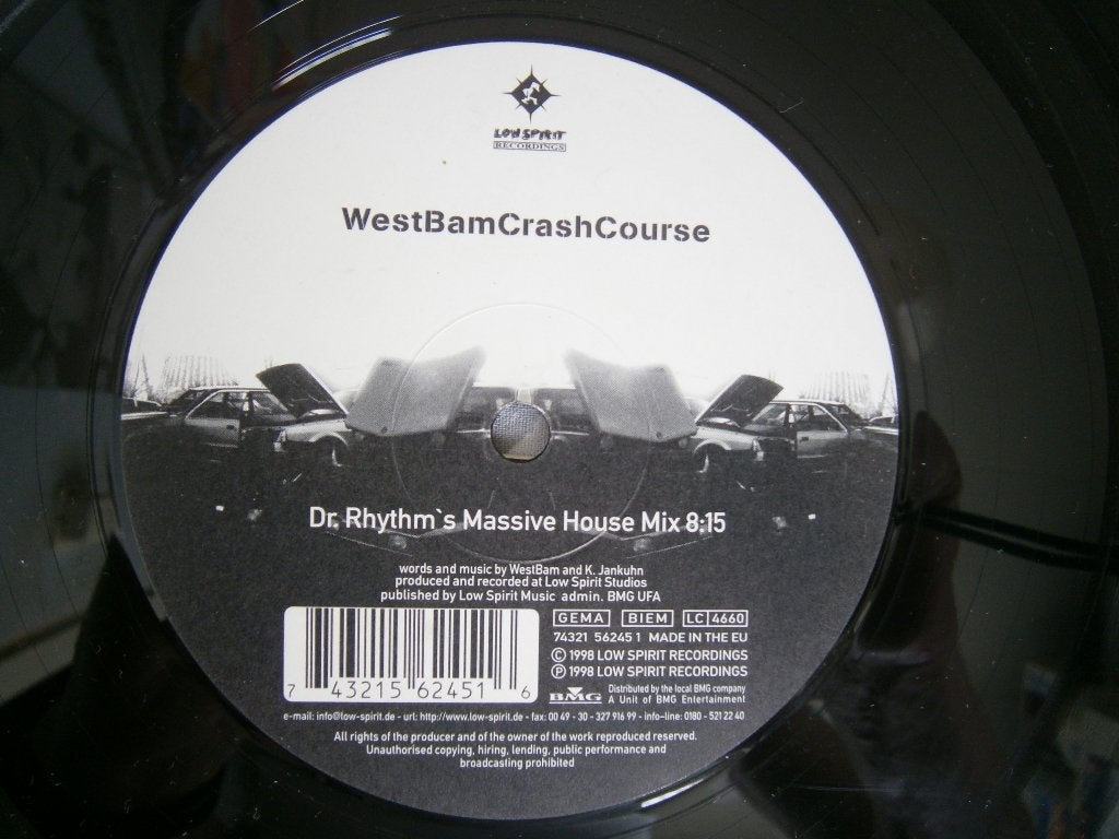 WestBam – Crash Course. 1998. Oldskool Electro, Tech, House, Cd's en Dvd's, Vinyl | Dance en House, Ophalen, Gebruikt, House, Import