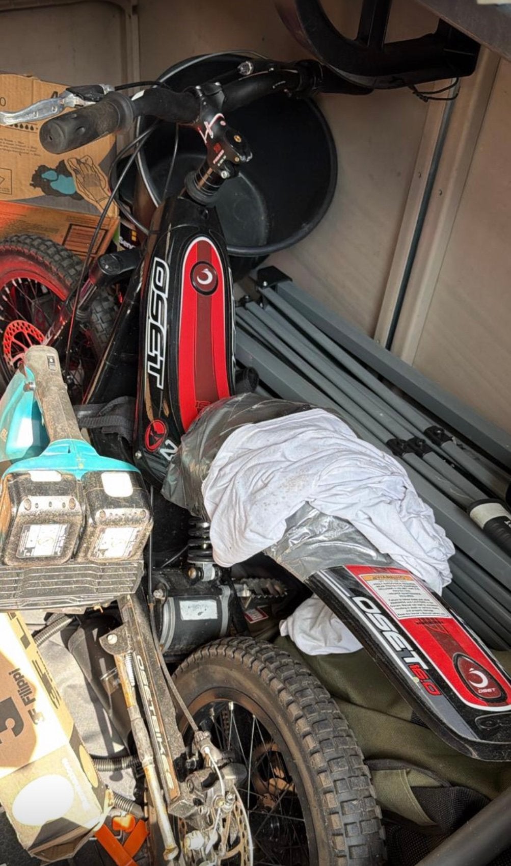 Oset trial bike zonder accu en lader, Motoren, Ophalen of Verzenden